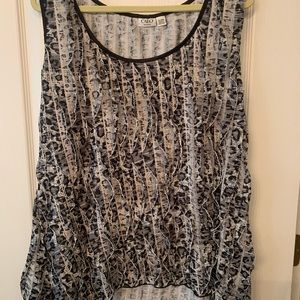 Black and white shirt